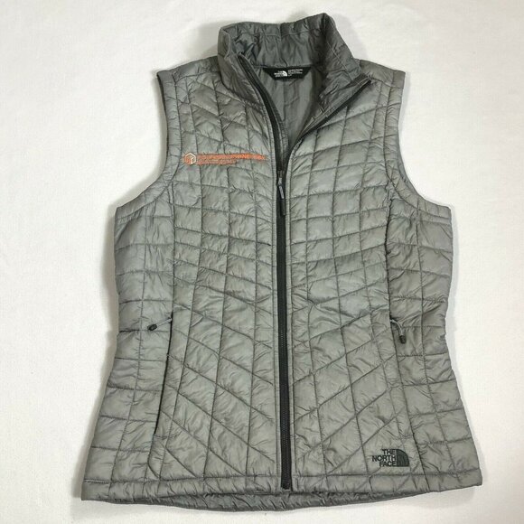 The North Face Jackets & Blazers - North Face Womens Full Zip Lightweight Thermoball Puffer Vest Small Embroidered